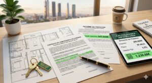 Documentos tasación hipotecaria compra primera vivienda habitual con contrato